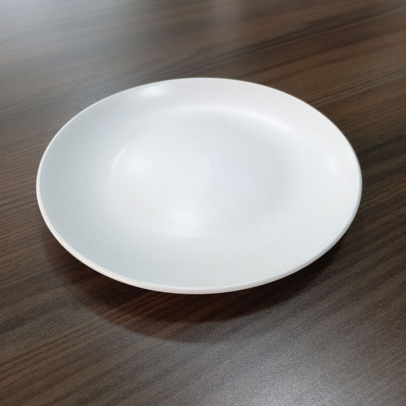 16pc Matte White Ceramic Dinner Set