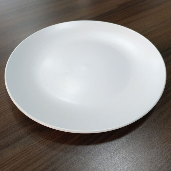16pc Matte White Ceramic Dinner Set