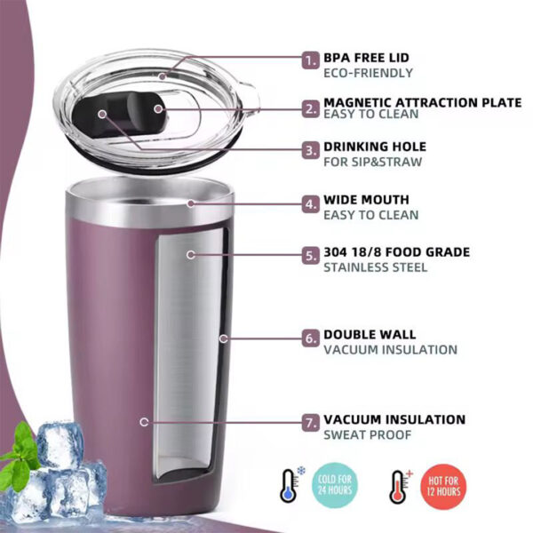 300ml S/Steel Travel Tumbler
