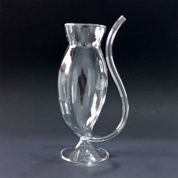 300ml Curved Straw Cocktail Glass