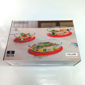 3pc-Oval-Glass-Baking-Dish-Set-with-lids-1 3pc 1.5L, 2L & 3L Oval Glass Baking Dish Set with Lids