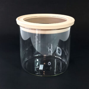 550ml Airtight Glass Storage Jar with Silicone Lid