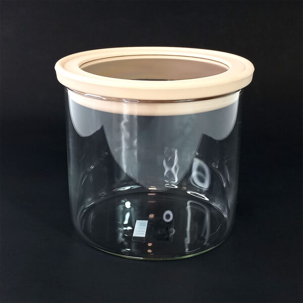 550ml Airtight Glass Storage Jar with Silicone Lid