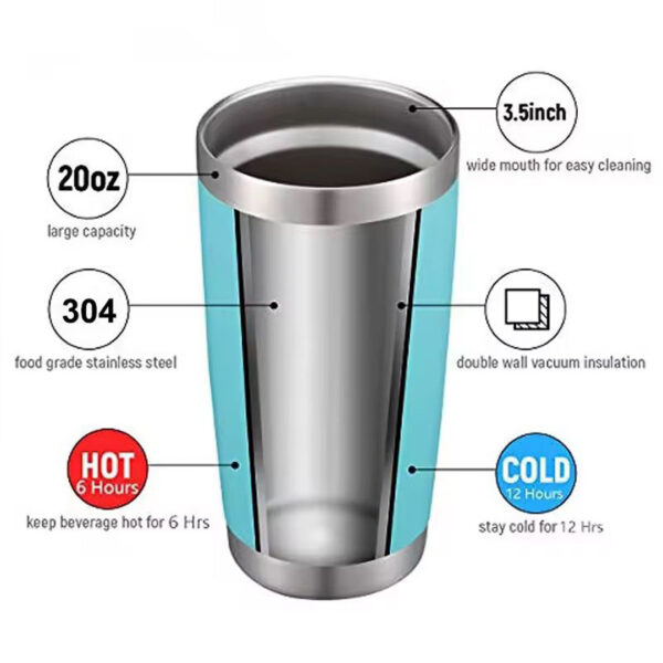600ml S/Steel Travel Tumbler