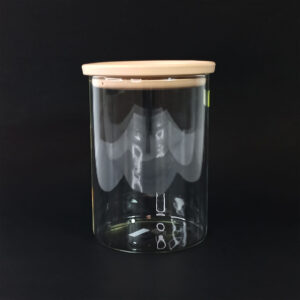 820ml Airtight Glass Storage Jar with Silicone Lid