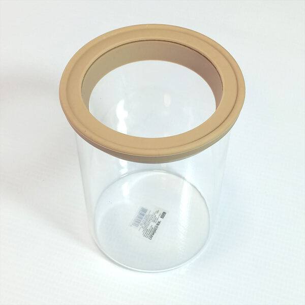 820ml Airtight Glass Storage Jar with Silicone Lid