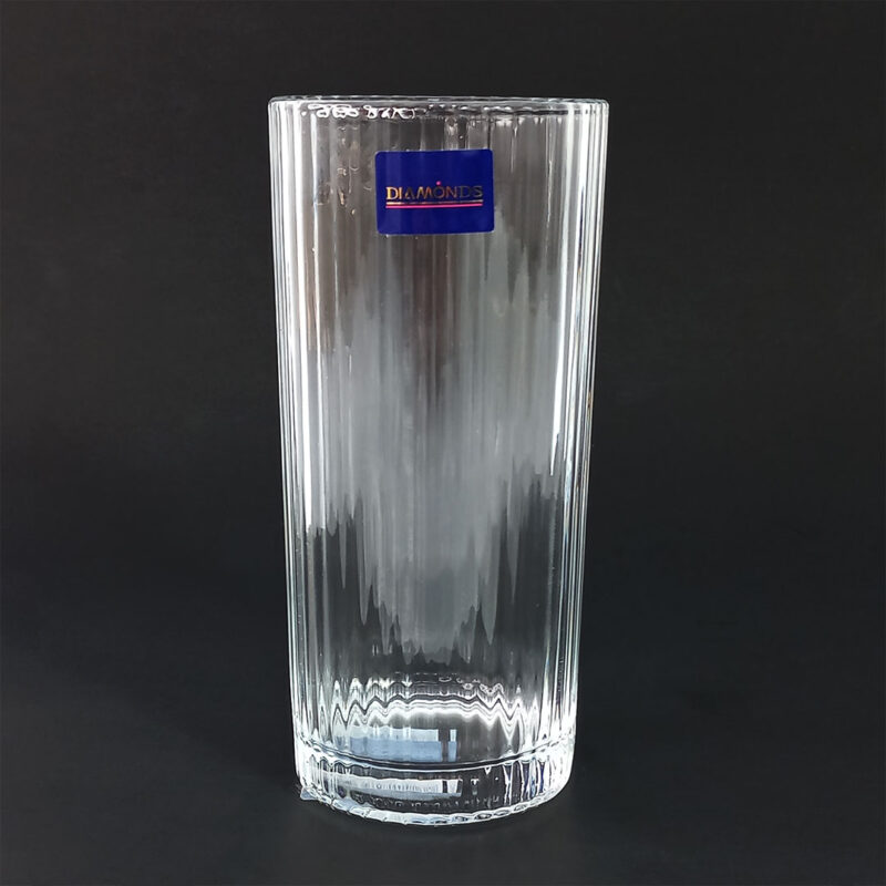 DM335-Glass-Set-325ml-2 6pc 325ml Ribbed Juice or Water Glass Set
