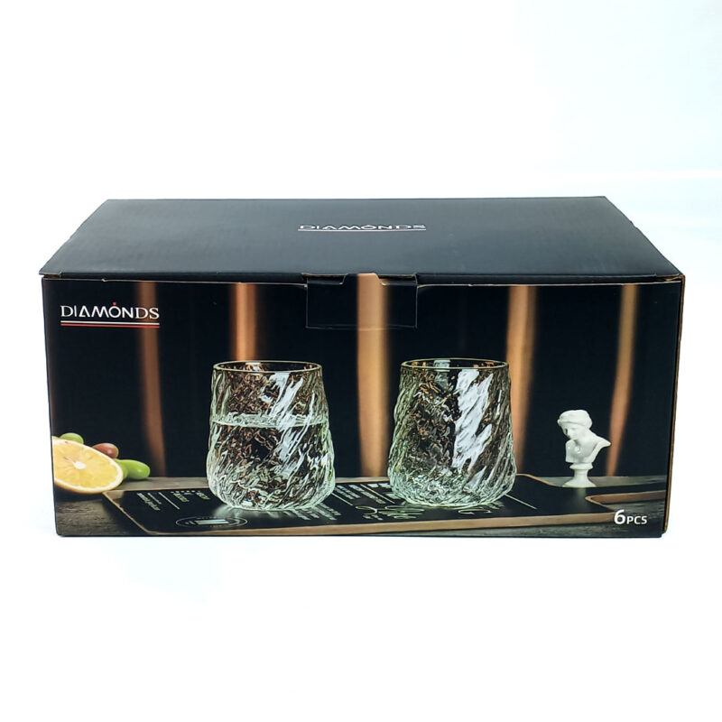 Juice-Glass-6pc-Set-650ml-GPDMC-32-1 6pc 650ml Swirl Pattern Juice or Water Glass Set