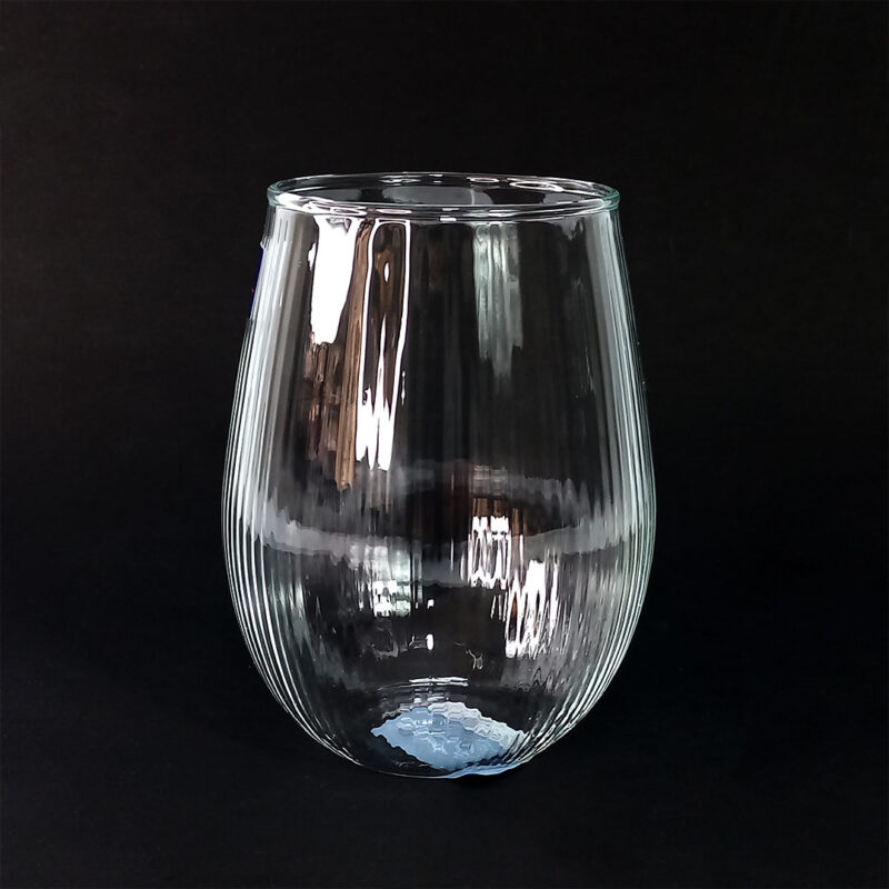 6pc 650ml Ribbed Juice or Water Glass Set