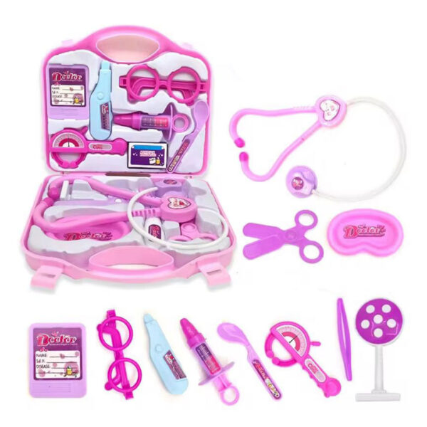 Kids Doctor Play Set Carry Case Toy