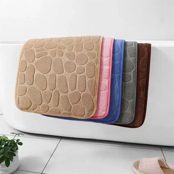 Soft Pebble Embossed Bathroom Mat