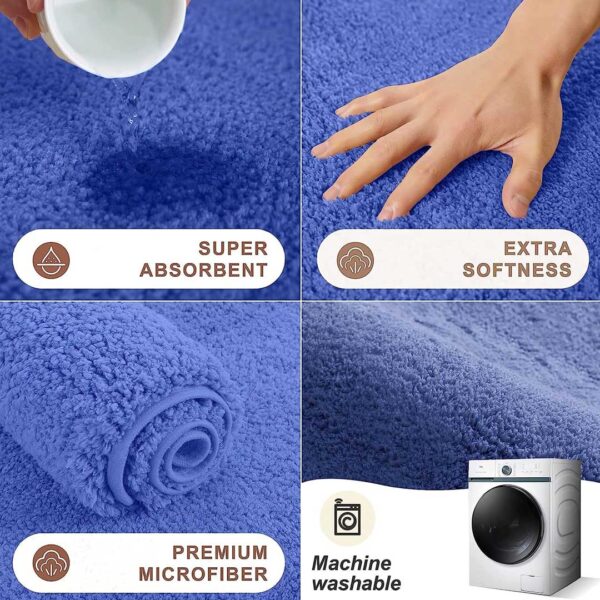 Plain Soft Bathroom Mats
