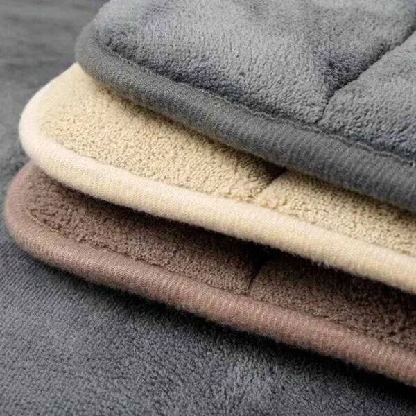 Soft Striped Nonslip Bathroom Mat