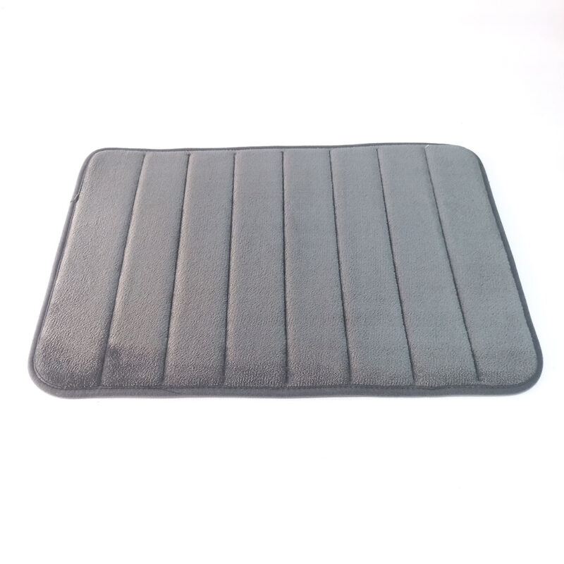 Soft Striped Nonslip Bathroom Mat