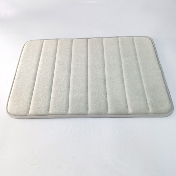 Soft Striped Nonslip Bathroom Mat