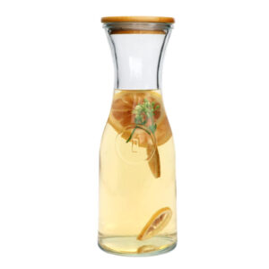 1L Glass Carafe with Wooden Lid