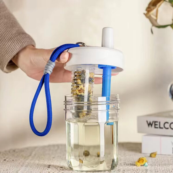 500ml Kids Leak Proof Water Bottle with Straw and Diffuser
