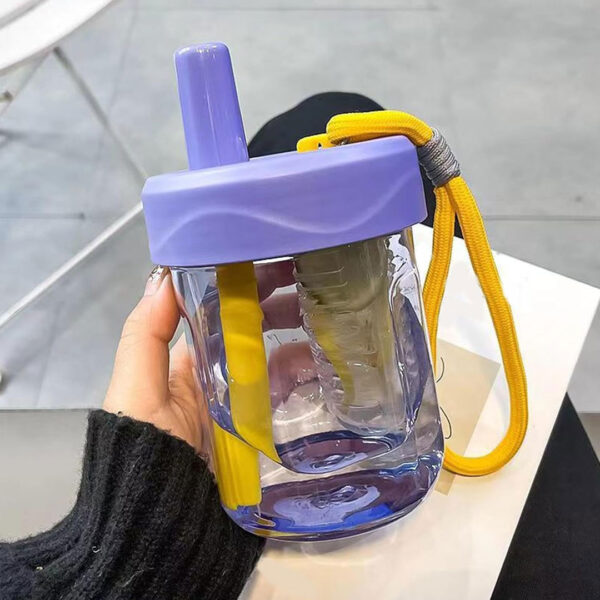 500ml Kids Leak Proof Water Bottle with Straw and Diffuser
