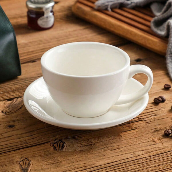 capuccino cup and saucer set