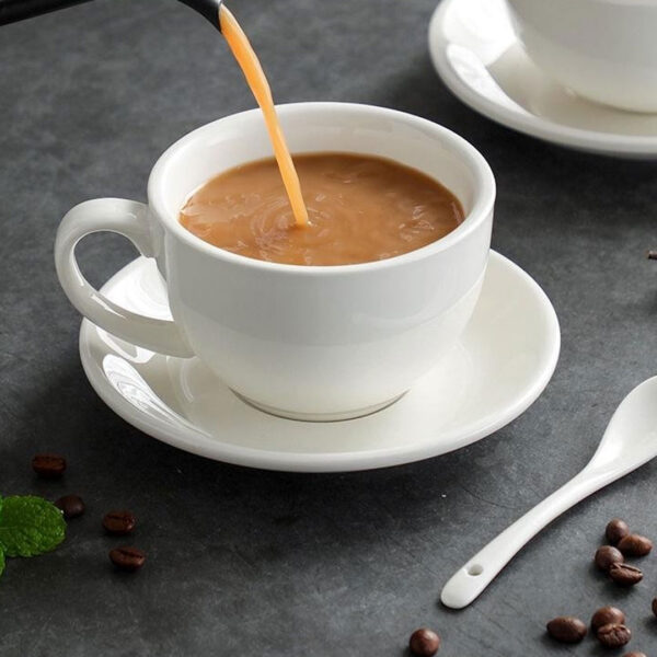 capuccino cup and saucer set