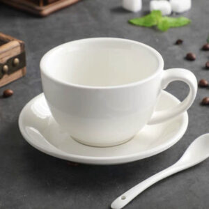 capuccino cup and saucer set