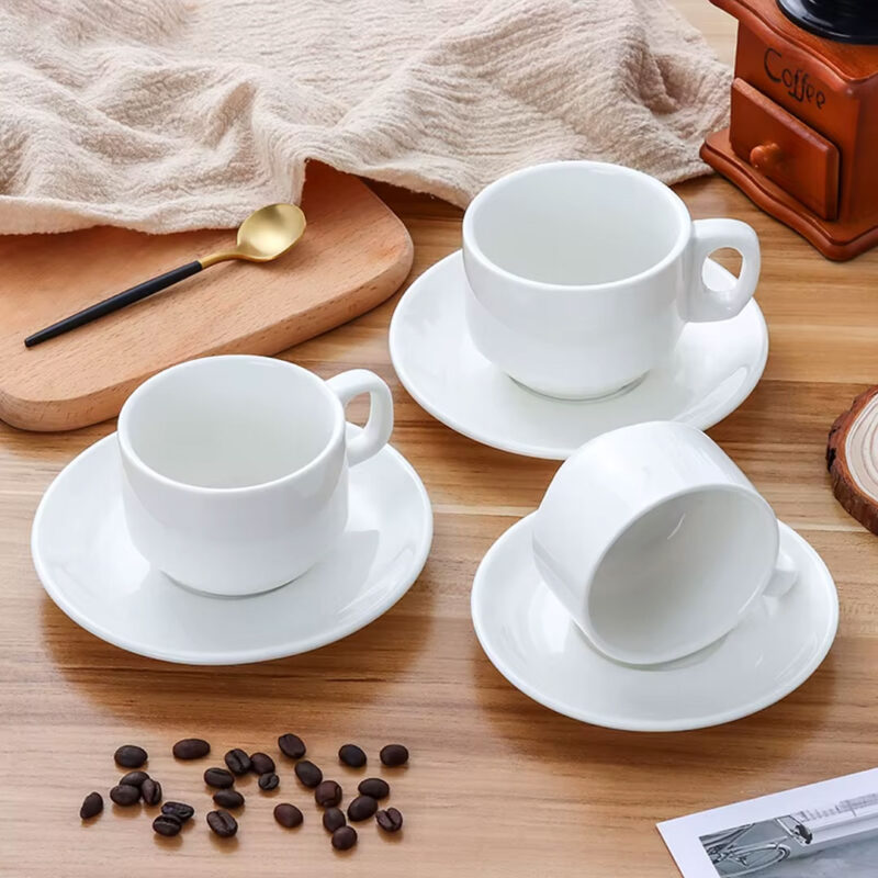 durable-stackable-cup-and-saucer-set-6 stackable cup and saucer set