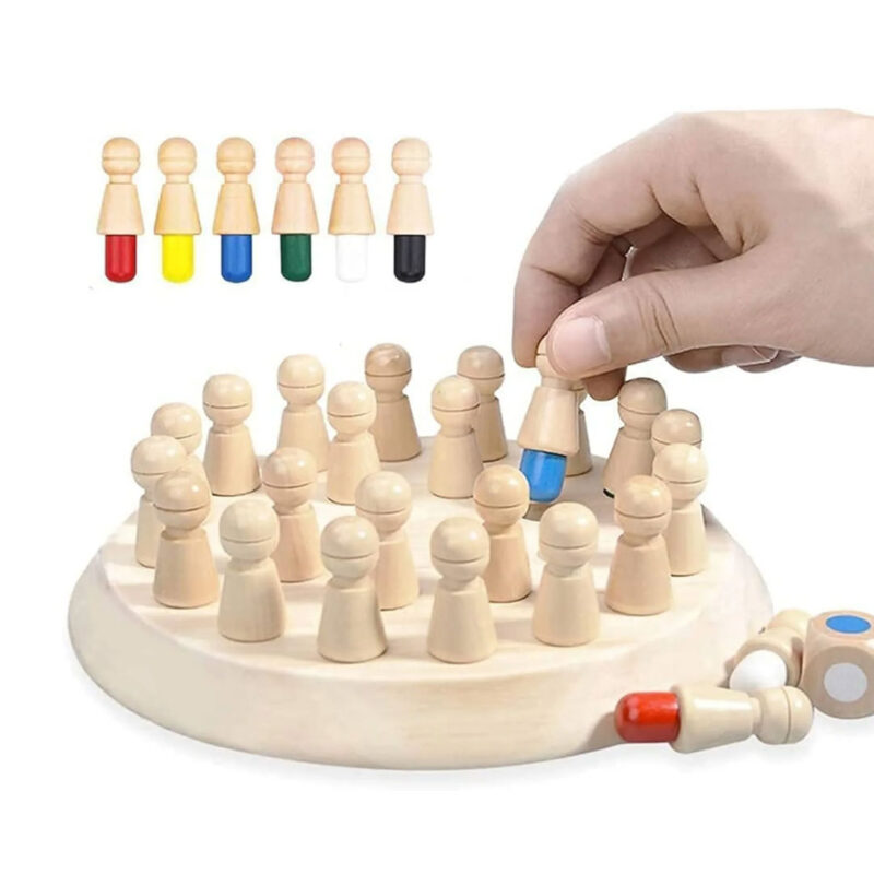 wooden-memory-game-for-kids-6 Wooden Memory Colour Matching Game for Kids