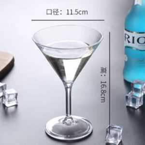 Polycarbonate Martini Glass