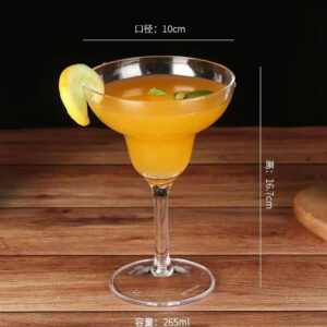265ml Shatterproof Polycarbonate Margarita Glass
