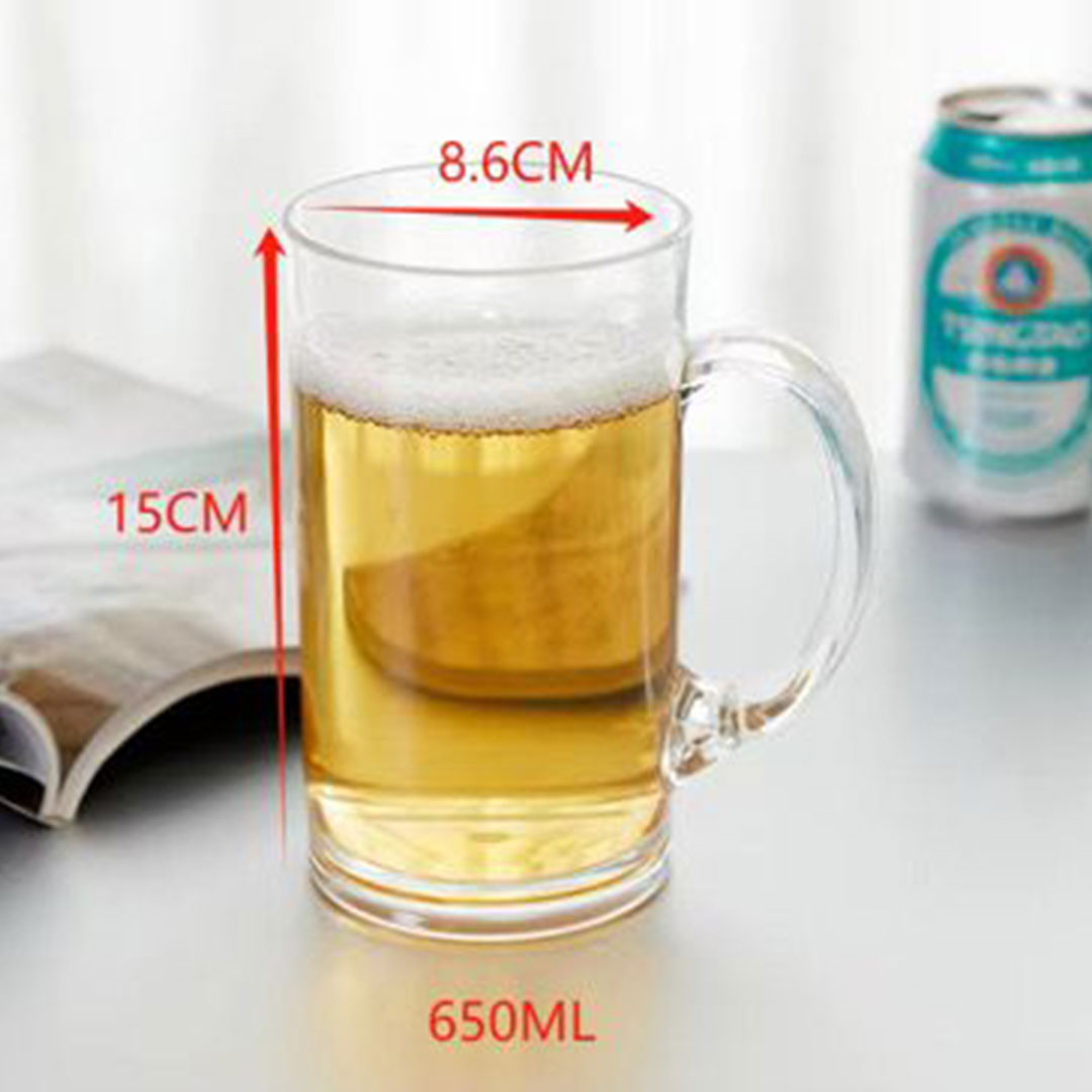 650ml Shatterproof Polycarbonate Beer Mug