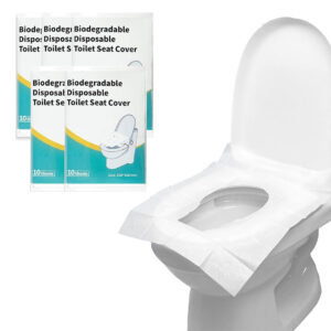 10pc Biodegradable Disposable Toilet Seat Covers Pack
