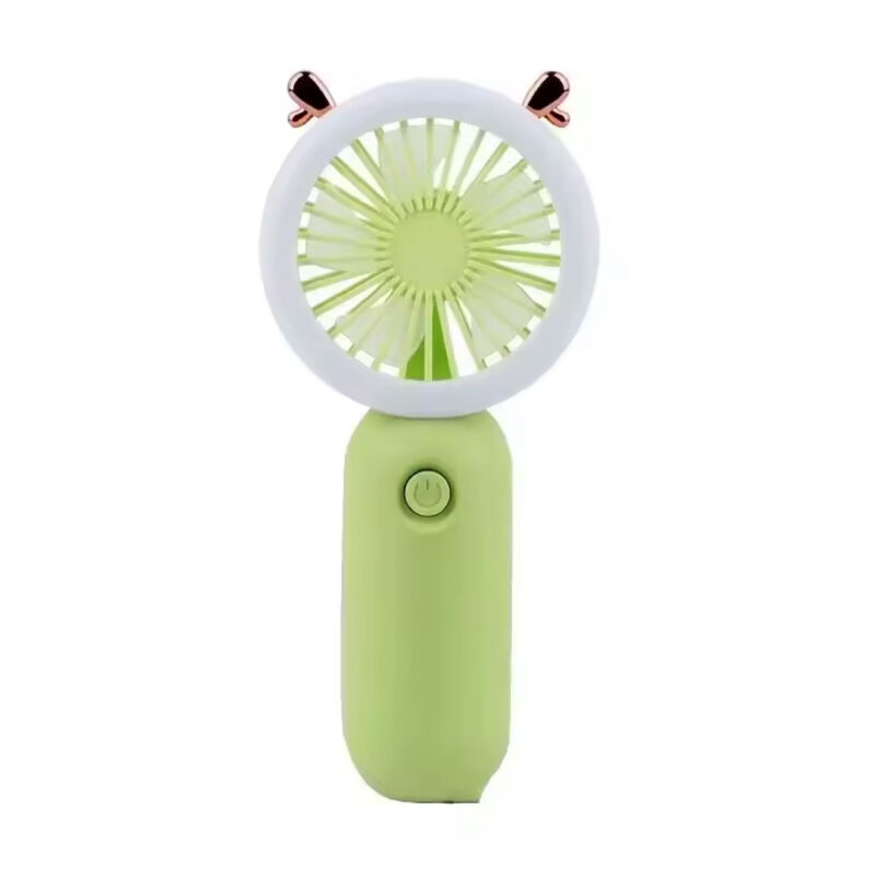 15cm Mini Rechargeable USB Fan with LED Light