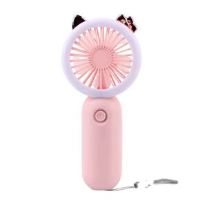 15cm Mini Rechargeable USB Fan with LED Light