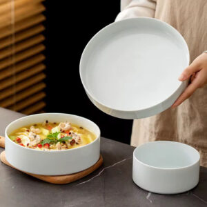 25-30cm Ivory White Porcelain Serving Dish or Bowl