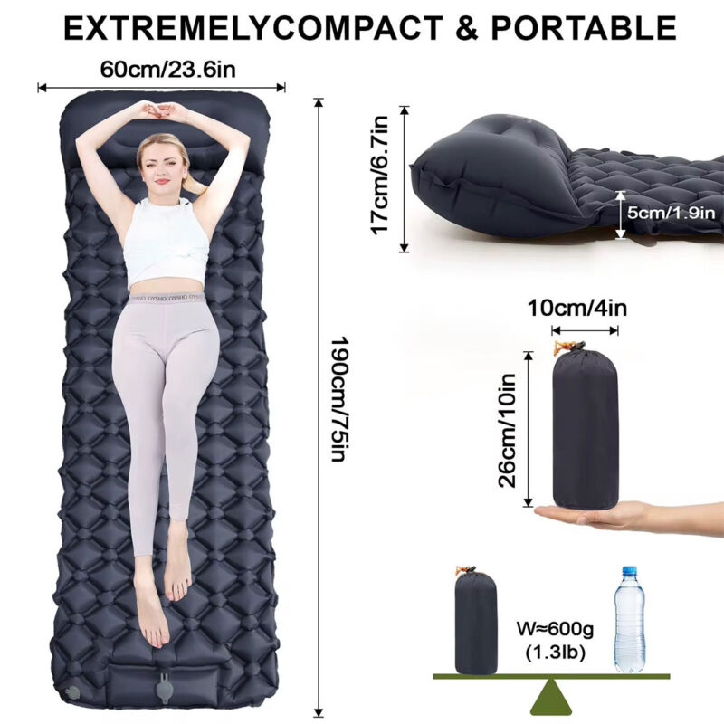 inflatable-air-mat-sleeping-mat-4 Inflatable Air Mat / Sleeping Mat for Camping