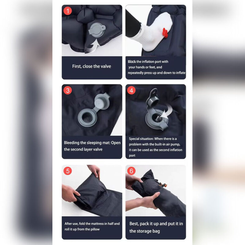 inflatable-air-mat-sleeping-mat-5 Inflatable Air Mat / Sleeping Mat for Camping