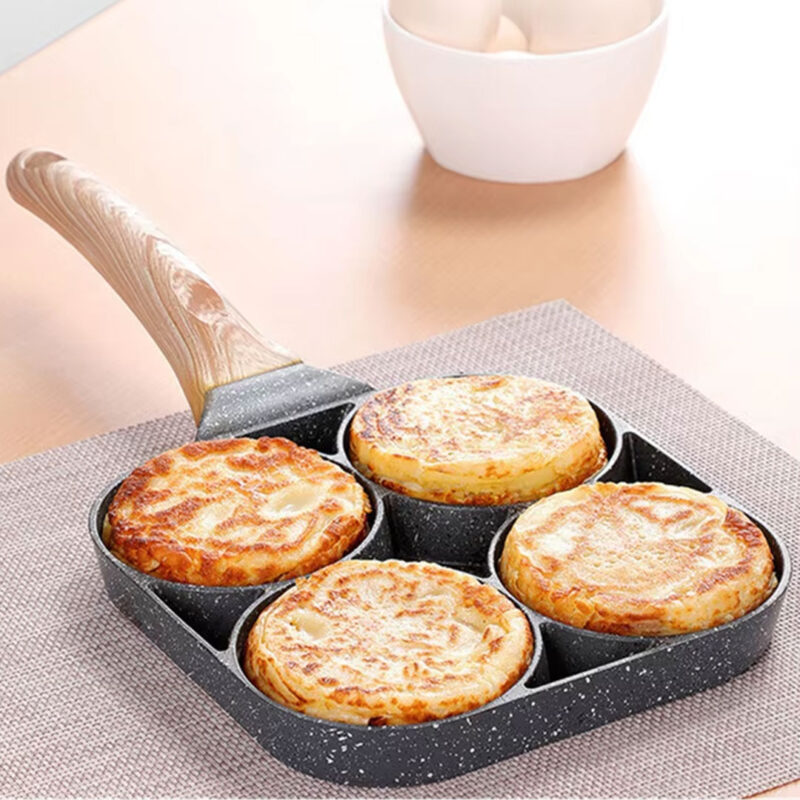 pancake-pan-4 3 & 4 Compartment Nonstick Pancake Pan