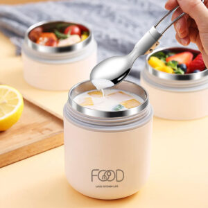 1 & 2 Tier Steel Vacuum Insulated Lunch Box