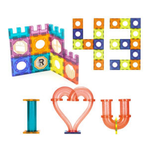 107pc Magnetic Marble Run Toy Set