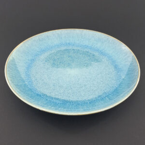 22cm Ceramic Side Plate - Light Blue Reactive Glaze