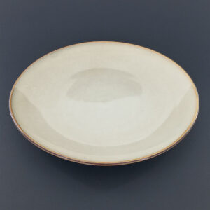 27cm Ceramic Dinner Plate - Speckled Beige Reactive Glaze