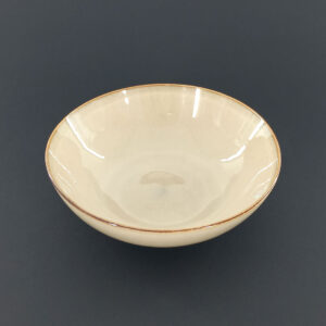 18cm Ceramic Bowl - Speckled Beige Reactive Glaze
