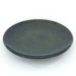 27cm Ceramic Dinner Plate - Dark Grey-Green Reactive Glaze