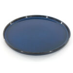 26cm Ceramic Dinner Plate - Navy Blue