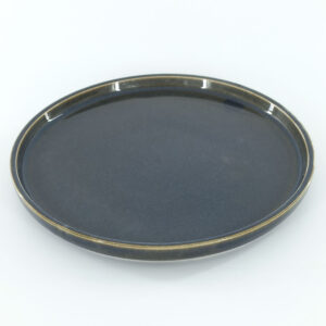 20.5cm Ceramic Side Plate - Dark Blue-Grey