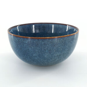 14cm Ceramic Bowl - Blue Reactive Glaze