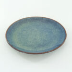 20.5cm Ceramic Side Plate - Blue Reactive Glaze