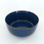 15.5cm Ceramic Bowl - Reactive Glaze Navy Blue