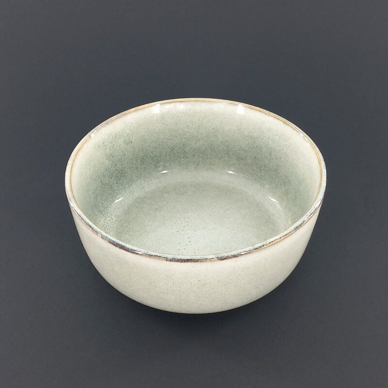 15.5cm Ceramic Bowl - Green-Blue Reactive Glaze
