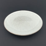 19.5cm Ceramic Side Plate - Speckled Grey Reactive Glaze